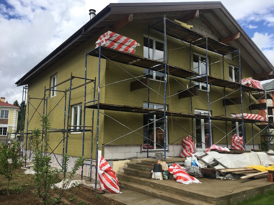 Утепление частного дома в Логойске