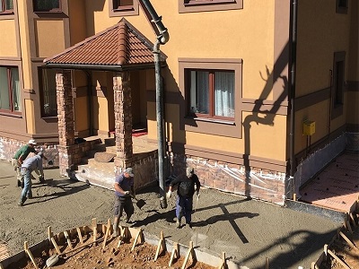 Укладка дорожек на даче и участке в Логойске
